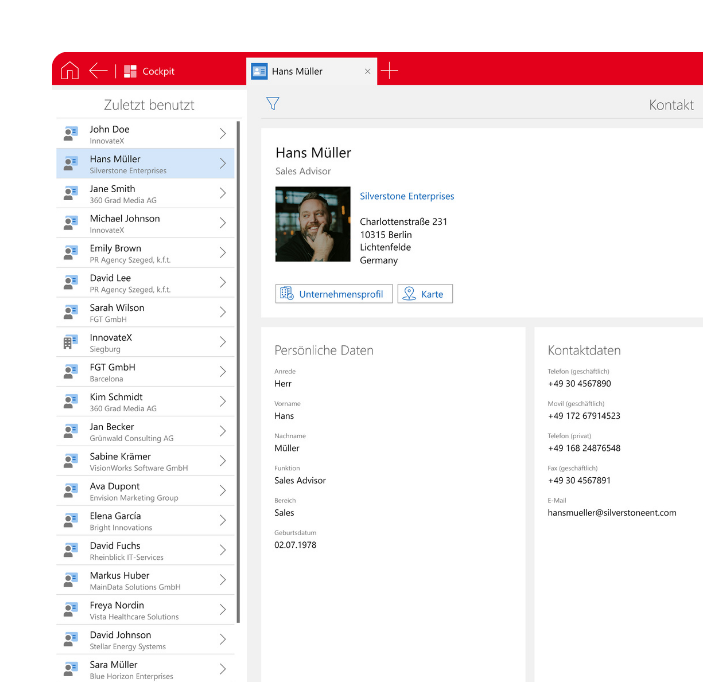 Kunden- und Kontaktmanagement 21.CRM